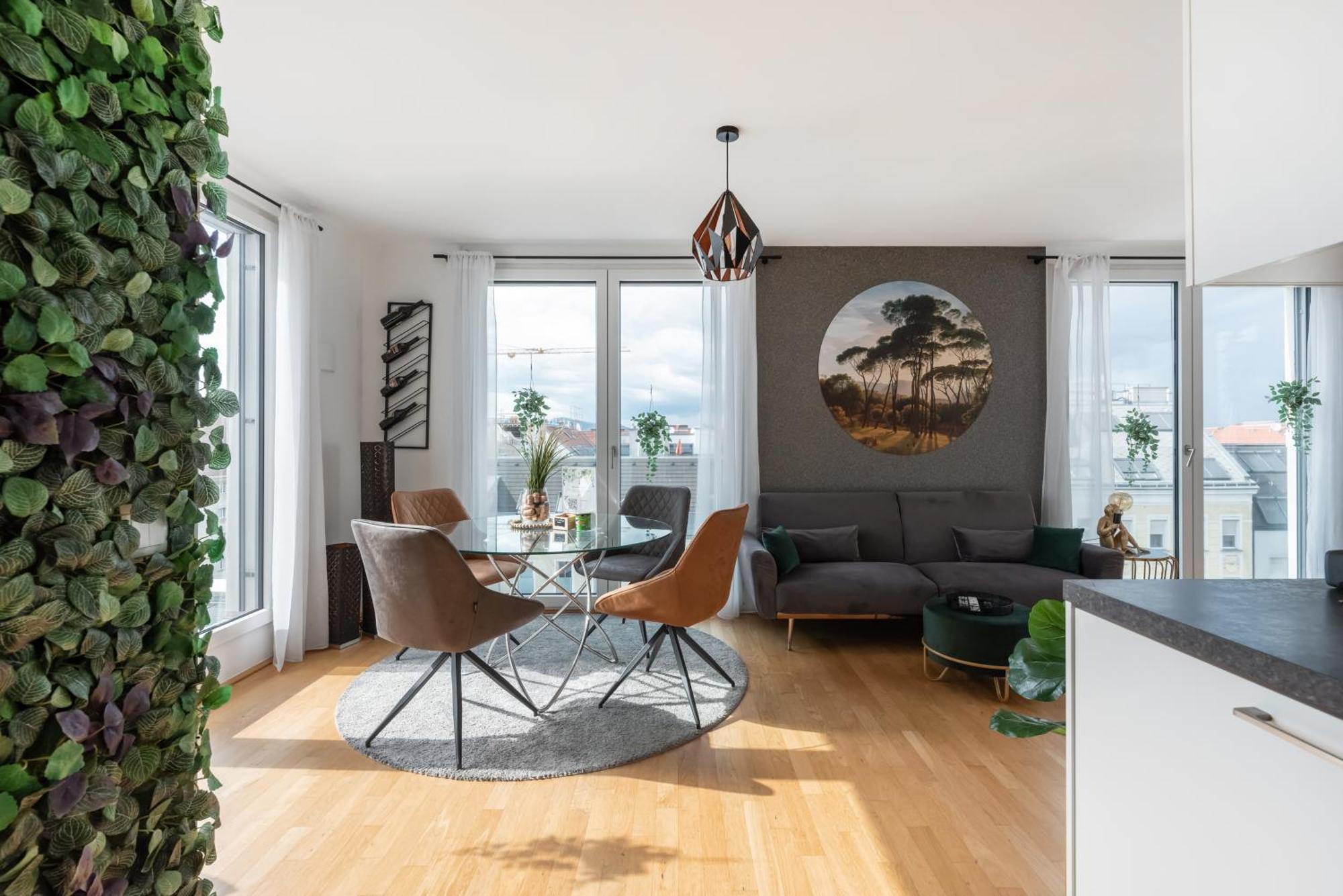 Apartment Mit Traumhafter Dachterrasse & Weitblick Vienna Luaran gambar
