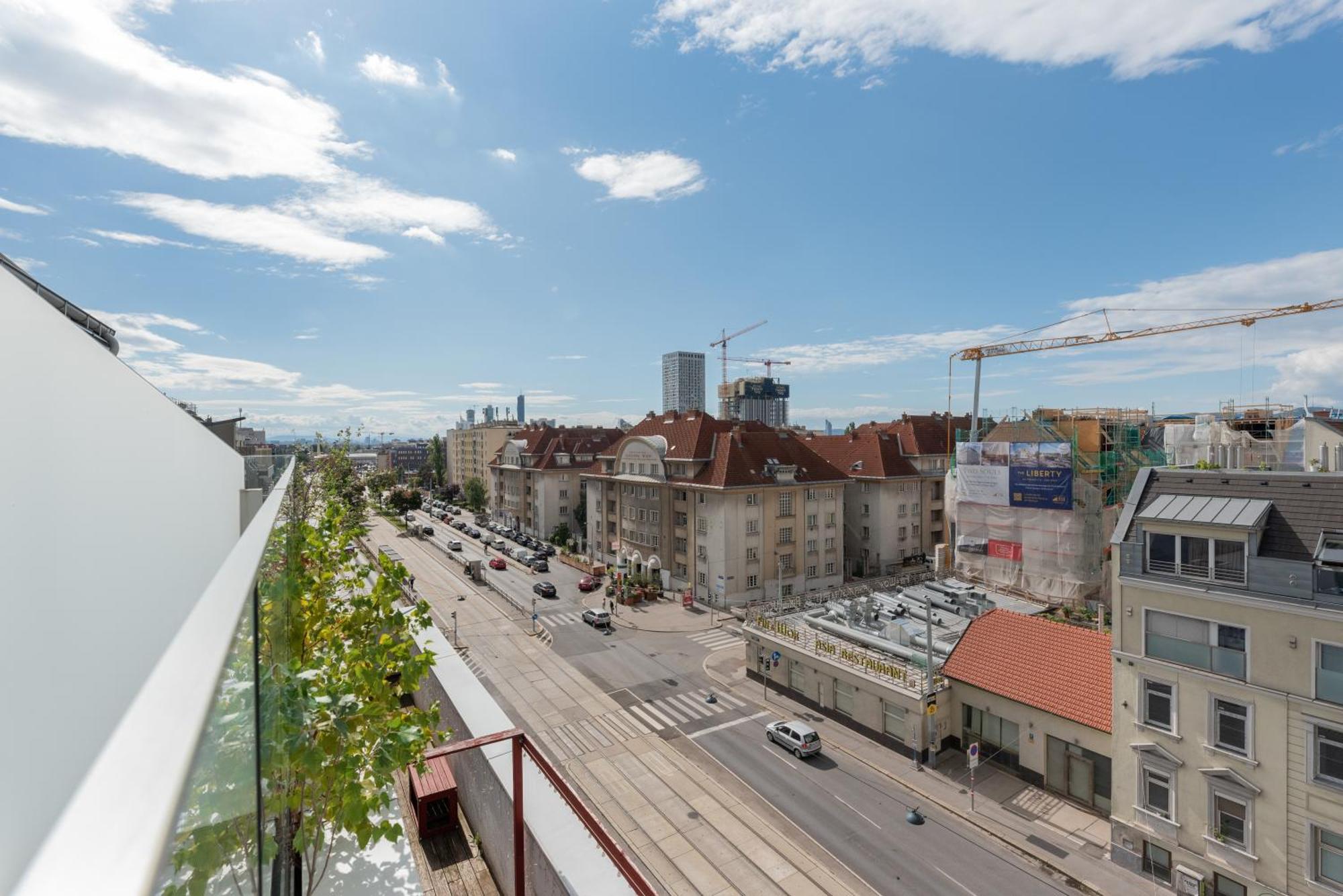 Apartment Mit Traumhafter Dachterrasse & Weitblick Vienna Luaran gambar