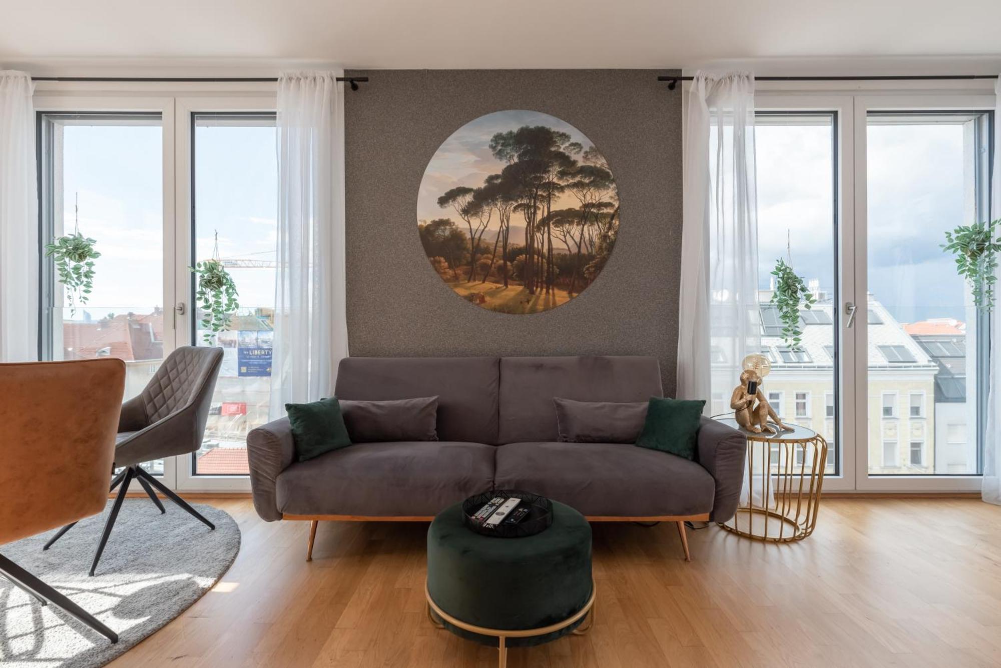 Apartment Mit Traumhafter Dachterrasse & Weitblick Vienna Luaran gambar
