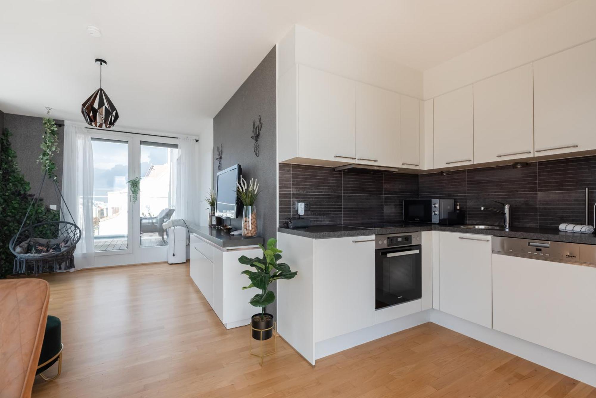 Apartment Mit Traumhafter Dachterrasse & Weitblick Vienna Luaran gambar